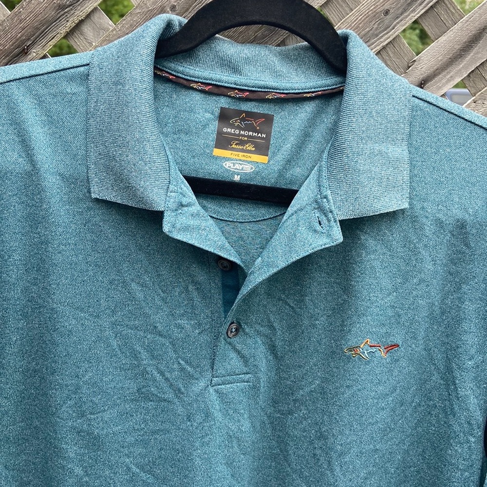 Greg Norman for Tasso Elba play dry golf shirt